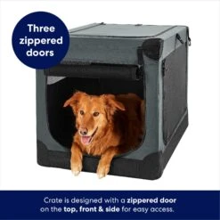Frisco Indoor & Outdoor 3-Door Collapsible Soft-Sided Dog & Small Pet Crate 10 Frisco Indoor & Outdoor 3-Door Collapsible Soft-Sided Dog & Small Pet Crate -WoofyPlay Store 105036 PT3. AC SS1800 V1667227999