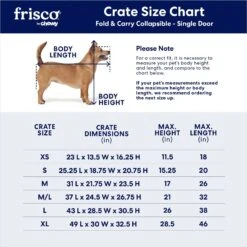 Frisco Heavy Duty Fold & Carry Single Door Collapsible Wire Dog Crate 9 Frisco Heavy Duty Fold & Carry Single Door Collapsible Wire Dog Crate -WoofyPlay Store 109783 PT2. AC SS1800 V1667228771