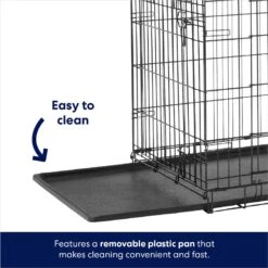 Frisco Heavy Duty Fold & Carry Double Door Collapsible Wire Dog Crate -WoofyPlay Store 109789 PT3. AC SS1800 V1667228422
