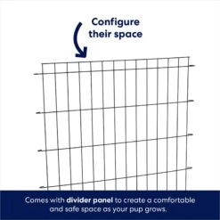 Frisco Heavy Duty Fold & Carry Double Door Collapsible Wire Dog Crate -WoofyPlay Store 109789 PT4. AC SS1800 V1667228667