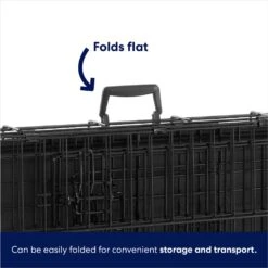 Frisco Heavy Duty Fold & Carry Double Door Collapsible Wire Dog Crate -WoofyPlay Store 109789 PT5. AC SS1800 V1667228785
