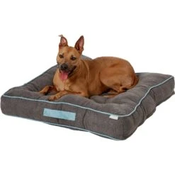 Frisco Tufted Square Pillow Cat & Dog Bed W/ Removable Cover -WoofyPlay Store 129499 PT4. AC SS1800 V1578442859