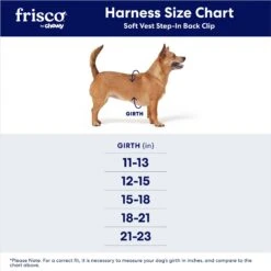 Frisco Small Breed Soft Vest Step In Back Clip Dog Harness -WoofyPlay Store 139821 PT2. AC SS1800 V1673964206