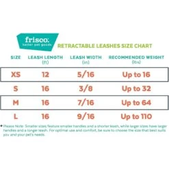 Frisco Nylon Tape Reflective Retractable Dog Leash -WoofyPlay Store 140896 PT8. AC SS1800 V1524508344