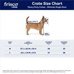 Frisco Ultimate Heavy Duty Steel Metal Single Door Dog Crate -WoofyPlay Store 141213 PT2. AC SS1800 V1667229026