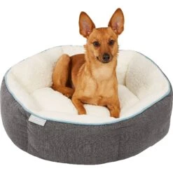Frisco Sherpa Hexagon Bolster Cat & Dog Bed 10 Frisco Sherpa Hexagon Bolster Cat & Dog Bed -WoofyPlay Store 144813 PT4. AC SS1800 V1578442740