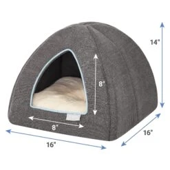 Frisco Igloo Covered Cat & Dog Bed -WoofyPlay Store 144836 PT2. AC SS1800 V1647881252