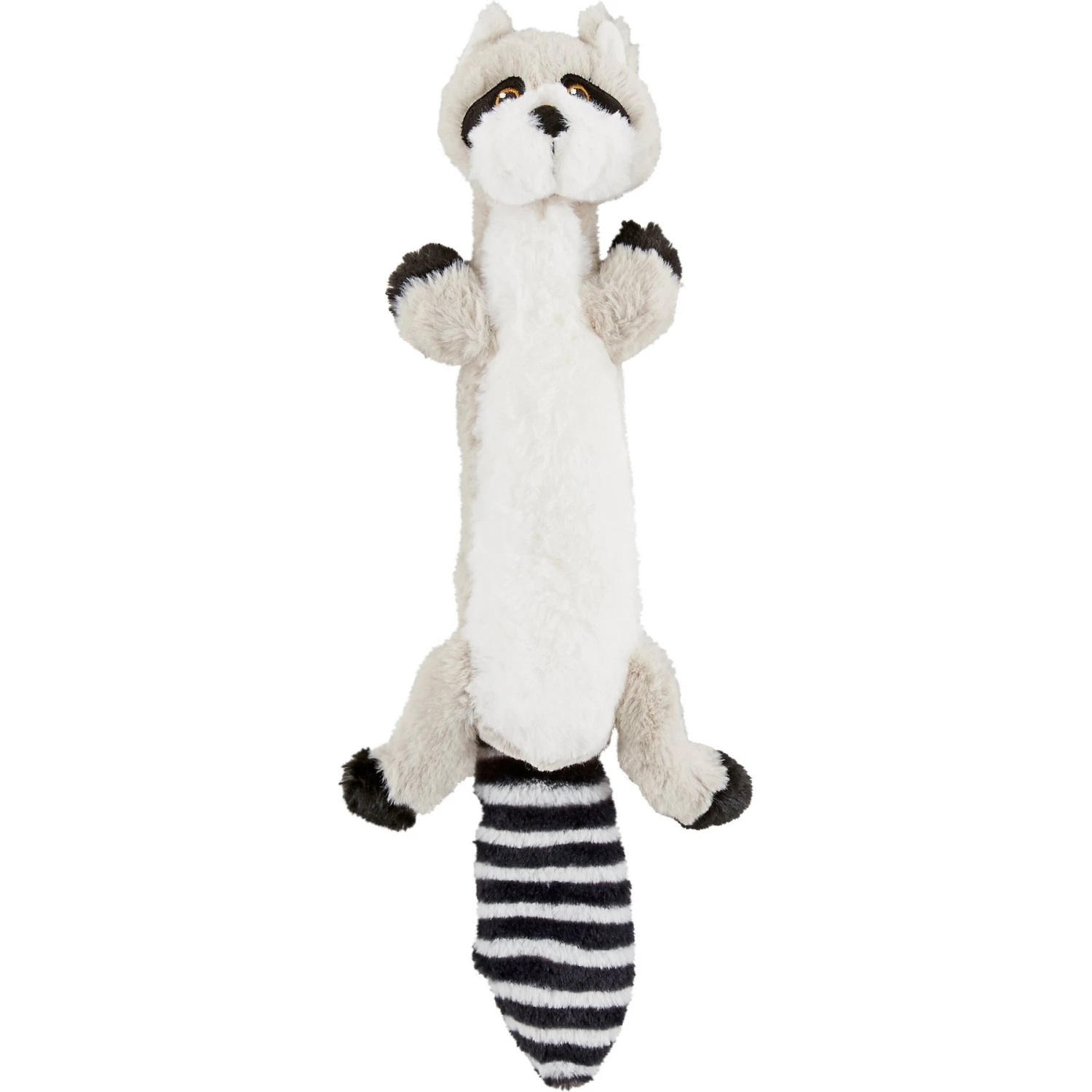 Frisco Raccoon Skinny Plush Squeaky Dog Toy 1 Frisco Raccoon Skinny Plush Squeaky Dog Toy