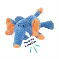 Frisco Corduroy Plush Squeaking Elephant Dog Toy -WoofyPlay Store 152830 PT2. AC SS1800 V1692020083