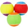 Frisco Fetch Squeaking Colorful Tennis Ball Dog Toy