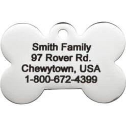 Frisco Personalized Dog ID Tag, Bone -WoofyPlay Store 152994 PT3. AC SS1800 V1559856736