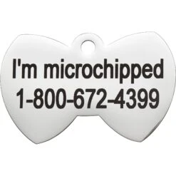Frisco Stainless Steel Personalized Dog & Cat ID Tag, Bow Tie -WoofyPlay Store 152997 PT4. AC SS1800 V1548964681