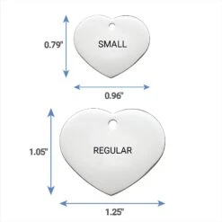 Frisco Personalized Dog & Cat ID Tag, Heart 13 Frisco Personalized Dog & Cat ID Tag, Heart -WoofyPlay Store 153006 PT6. AC SS1800 V1541090218