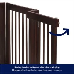 Frisco Deluxe Configurable 4-Panel Wood Dog Gate -WoofyPlay Store 156793 PT4. AC SS1800 V1666119140