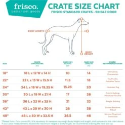 Frisco Fold & Carry Single Door Collapsible Wire Dog Crate -WoofyPlay Store 160808 PT2. AC SS1800 V1568641021