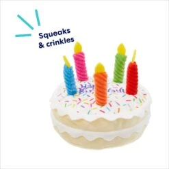 Frisco Birthday Cake Plush Squeaky Dog Toy 8 Frisco Birthday Cake Plush Squeaky Dog Toy -WoofyPlay Store 162839 PT2. AC SS1800 V1695670718
