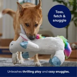 Frisco Unicorn Plush Squeaky Dog Toy -WoofyPlay Store 174691 PT4. AC SS1800 V1695670746