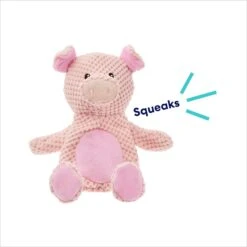 Frisco Pig Textured Plush Squeaky Dog Toy -WoofyPlay Store 174695 PT2. AC SS1800 V1695671000