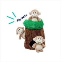 Frisco Monkeys In Tree Hide & Seek Puzzle Plush Squeaky Dog Toy -WoofyPlay Store 174759 PT3. AC SS1800 V1698345474