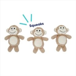 Frisco Monkeys In Tree Hide & Seek Puzzle Plush Squeaky Dog Toy Refills -WoofyPlay Store 174768 PT2. AC SS1800 V1691783910
