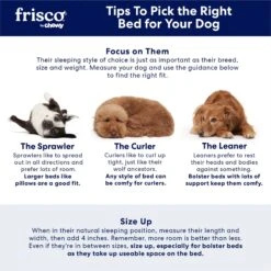 Frisco Cooling Orthopedic Pillow Dog Bed W/Removable Cover -WoofyPlay Store 210223 PT7. AC SS1800 V1668203956