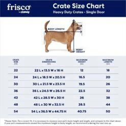 Frisco Heavy Duty Single Door Wire Dog Crate 9 Frisco Heavy Duty Single Door Wire Dog Crate -WoofyPlay Store 210677 PT2. AC SS1800 V1667859376