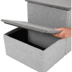 Frisco Collapsible Cat & Dog Stairs & Storage -WoofyPlay Store 214371 PT3. AC SS1800 V1589908957