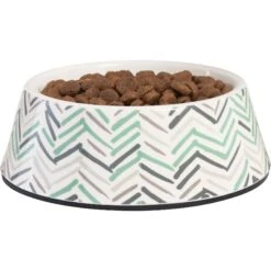 Frisco Chevron Brushed Melamine Bowl 9 Frisco Chevron Brushed Melamine Bowl -WoofyPlay Store 216059 PT2. AC SS1800 V1591020984