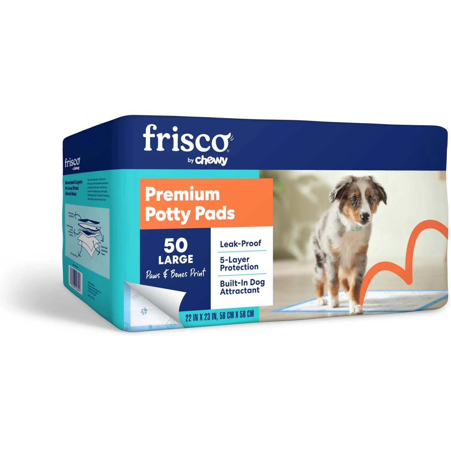 Frisco Printed Dog Training & Potty Pads 1 Frisco Printed Dog Training & Potty Pads