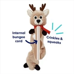 Frisco Holiday Reindeer Bungee Plush Squeaky Dog Toy 7 Frisco Holiday Reindeer Bungee Plush Squeaky Dog Toy -WoofyPlay Store 228555 PT2. AC SS1800 V1694809545
