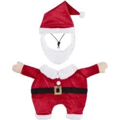 Frisco Front Walking Santa Dog & Cat Costume, 1 Count -WoofyPlay Store 228785 PT4. AC SS1800 V1600708691