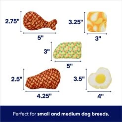 Frisco Microwave Dinner Interactive Plush Squeaky Dog Toy -WoofyPlay Store 230343 PT2. AC SS1800 V1695748358