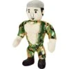 Frisco Retro Camo Hero Muscle Plush Squeaky Dog Toy