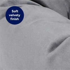 Frisco Velvet Round Bolster Dog Bed W/Removable Cover -WoofyPlay Store 232178 PT4. AC SS1800 V1671203005