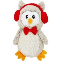 Frisco Holiday Owl Plush Squeaky Dog Toy -WoofyPlay Store 233160 PT3. AC SS1800 V1600707392