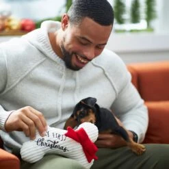 Frisco Holiday My First Christmas Bone Plush Squeaky Dog Toy 8 Frisco Holiday My First Christmas Bone Plush Squeaky Dog Toy -WoofyPlay Store 233166 PT2. AC SS1800 V1601304755