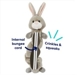 Frisco Bunny Bungee Plush Squeaky Dog Toy 8 Frisco Bunny Bungee Plush Squeaky Dog Toy -WoofyPlay Store 233612 PT2. AC SS1800 V1691784247