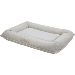 Frisco Orthopedic Personalized Bolster Dog Bed W/Removable Cover, Light Gray -WoofyPlay Store 234952 PT3. AC SS1800 V1600207355