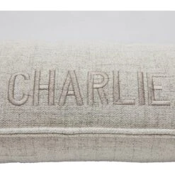 Frisco Orthopedic Personalized Bolster Dog Bed W/Removable Cover, Light Gray -WoofyPlay Store 234952 PT4. AC SS1800 V1604528532