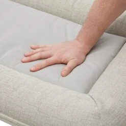 Frisco Orthopedic Personalized Bolster Dog Bed W/Removable Cover, Light Gray -WoofyPlay Store 234952 PT6. AC SS1800 V1604532413