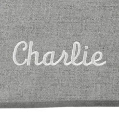 Frisco Faux Linen Personalized Dog & Cat Blanket -WoofyPlay Store 234954 PT5. AC SS1800 V1597844458