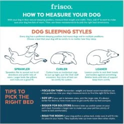 Frisco Orthopedic Pillow Cat & Dog Bed -WoofyPlay Store 235036 PT3. AC SS1800 V1633990289