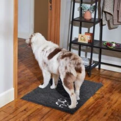 Frisco Microfiber Chenille Paw Print Doormat -WoofyPlay Store 235886 PT6. AC SS1800 V1606833157