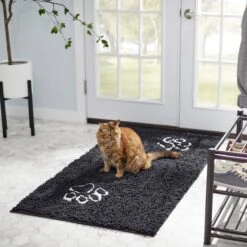 Frisco Microfiber Chenille Paw Print Doormat Runner -WoofyPlay Store 235889 PT4. AC SS1800 V1606833824