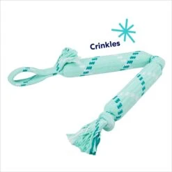 Frisco Double Fun Rope Crinkle Fetch Dog Toy -WoofyPlay Store 242137 PT2. AC SS1800 V1695748414