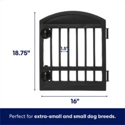 Frisco 4-Panel Dog Exercise Playpen With Door, 24-in -WoofyPlay Store 244546 PT2. AC SS1800 V1604008643