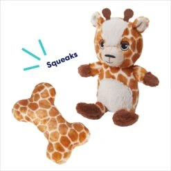 Frisco Giraffe Plush Squeaky Puppy Toy -WoofyPlay Store 245914 PT2. AC SS1800 V1695761019