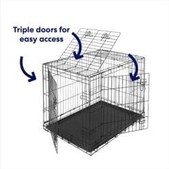 Frisco Heavy Duty All-in-1 Multi-Stage 3 Door Collapsible Wire Dog Crate 13 Frisco Heavy Duty All-in-1 Multi-Stage 3 Door Collapsible Wire Dog Crate -WoofyPlay Store 247915 PT5. AC SS1800 V1611872190