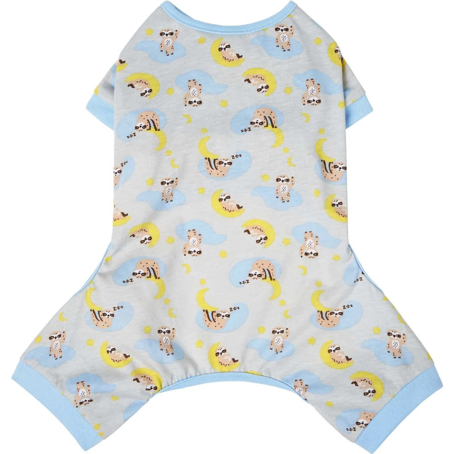 Frisco Sleepy Sloths Dog & Cat Jersey PJs 1 Frisco Sleepy Sloths Dog & Cat Jersey PJs