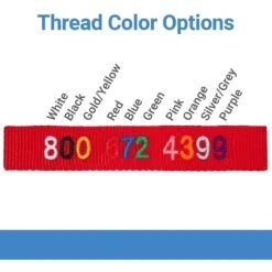 Frisco Solid Nylon Personalized Martingale Dog Collar -WoofyPlay Store 249561 PT3. AC SS1800 V1603471285